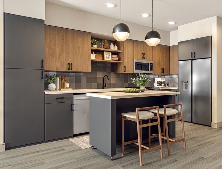 Kitchen at Bowen Apartments in San Diego, CA